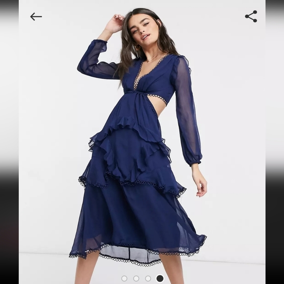 long velvet dress long sleeve Luxury Red Velvet Long Sleeve Bridesmaid Dress main image 0